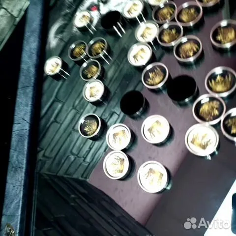 Комплект стальных фишек для нард «Лофт» — красивый подарок
