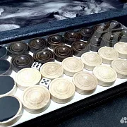 Нарды под стеклом «Казино» — оригинальный подарок — фотография 6