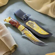 Дамасский нож «Кабан» №6 — оригинальный подарок — фотография 1