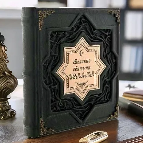 На память: Великие святыни Ислама — Коран в кожаном переплёте