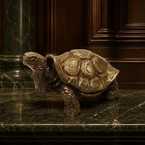 Бронзовая шкатулка «Черепаха» — красивый подарок