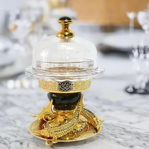 Красивая икорница. Златоуст — необычный подарок