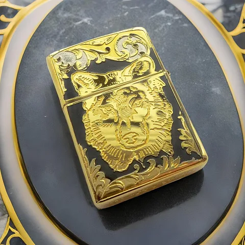 Бензиновая зажигалка Zippo "Волк одиночка" — оригинальный подарок
