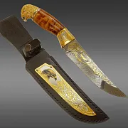 Дамасский нож «Орел» №1 — красивый подарок — фотография 8