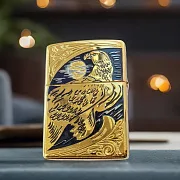 Бензиновая зажигалка Zippo "Орел" № 4 — оригинальный подарок — фотография 1