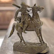 Подарочная композиция «Всадник» из бронзы — фотография 1