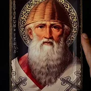 На память: Икона Спиридона Тримифунтского. Ручная работа — фотография 1