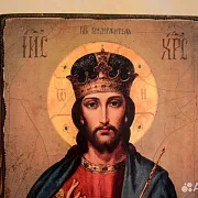 Икона деревянная "Христос Вседержитель" в подарок — фотография 3