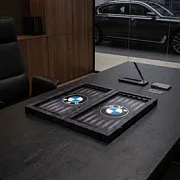 Нарды под стеклом «BMW» — оригинальный подарок — фотография 9