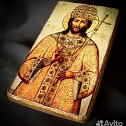 Икона "Христос - Великий Архиерей " — оригинальный подарок — фотография 4
