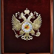 На память: Настенные часы «Герб России» — фотография 2