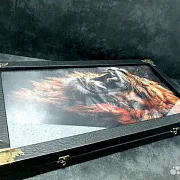 Подарочные нарды под стеклом «Львиное сердце» — фотография 7