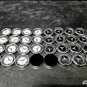 Стальные фишки для нард «Mercedes» в подарок — фотография 4