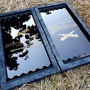 Нарды под стеклом «Брат» — красивый подарок — фотография 8
