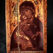 Иконка "Владимирская" Божией Матери. 15 см — оригинальный подарок — фотография 4