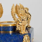 Компас «Грифоны» из лазурита с бронзой — необычный подарок — фотография 2