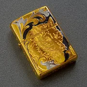 Сувенирная зажигалка Zippo "Вожак и стая" — красивый подарок — фотография 2