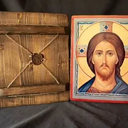 Подарочные иконы деревянные. "Венчальная Пара" — фотография 4