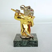 Статуэтка из бронзы «Крыса-фокусник» — красивый подарок — фотография 2