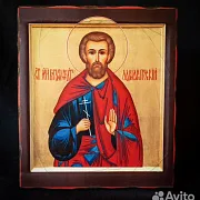 Подарочная икона " Святой Феодот (Богдан) Адрианопольский" — фотография 5