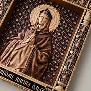 Икона Святая княгиня Ольга — оригинальный подарок — фотография 6
