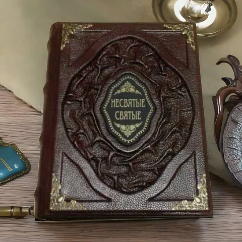 Несвятые святые — книга в кожаном переплёте в подарок