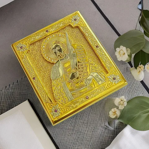 Подарочная икона "Александр Невский" карманная. Златоуст